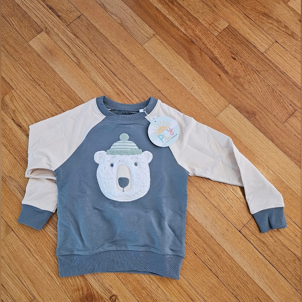 Little Sleepies Polar Bear Crewneck Sweatshirt